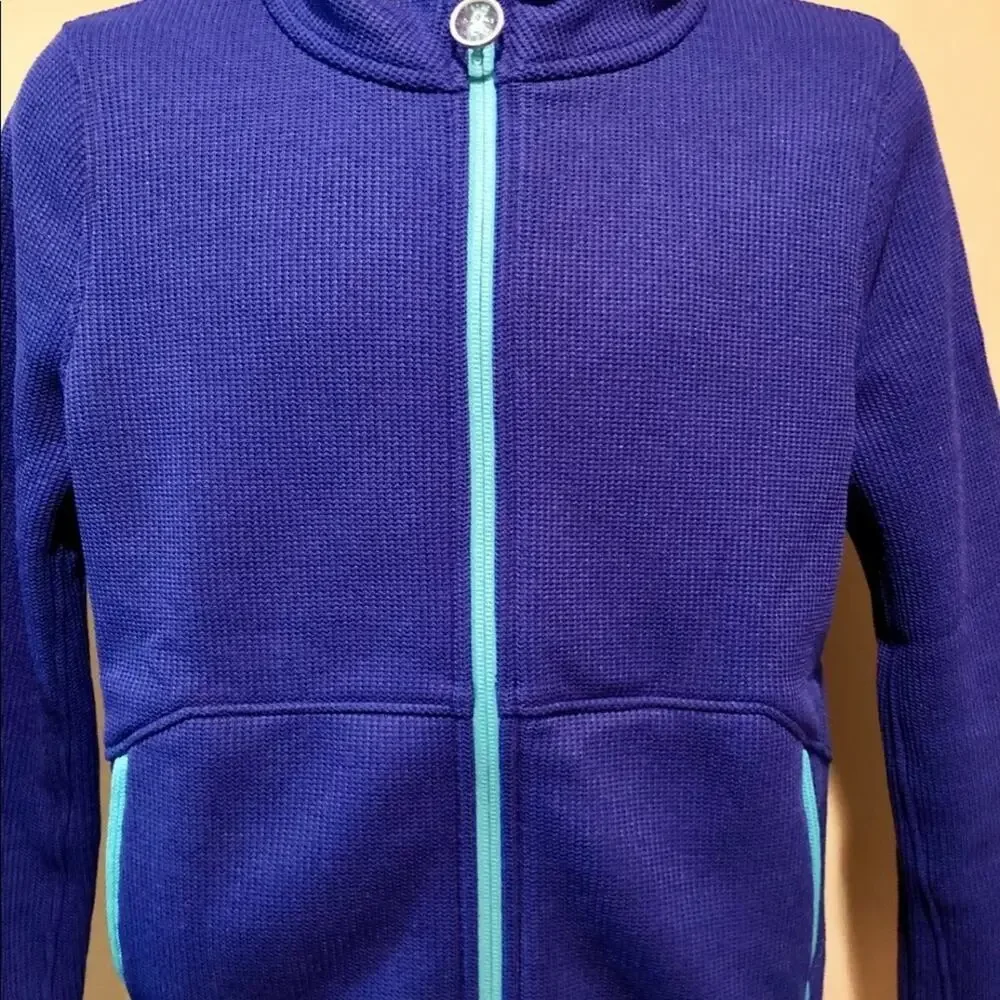 SYPDER girl's mock neck cobalt blue activewear jacket size 14-16 casual